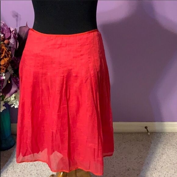J. Crew Pleated Flower Skirt. - Picture 4 of 8